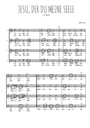 Jesu, der du meine Seele